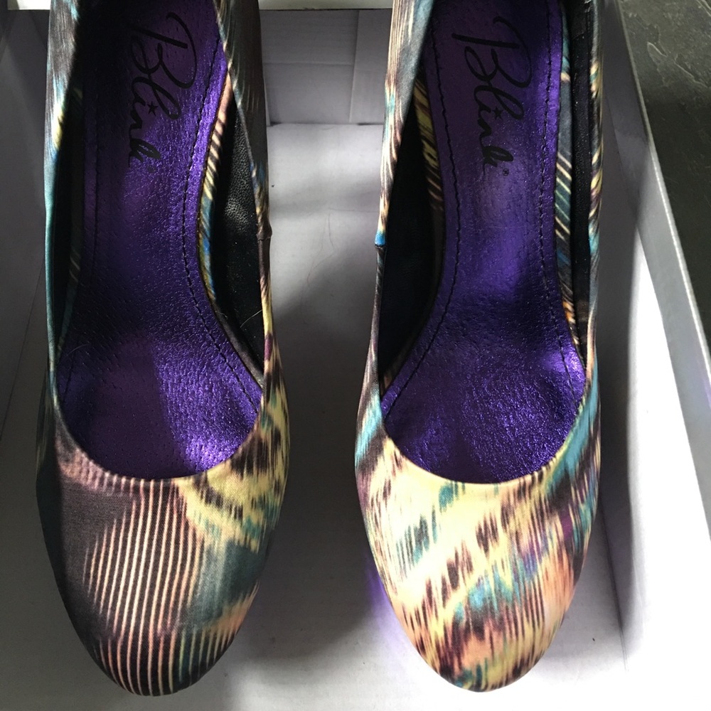 Blink Vlisaa Heels - Amethyst Multi color - size 7